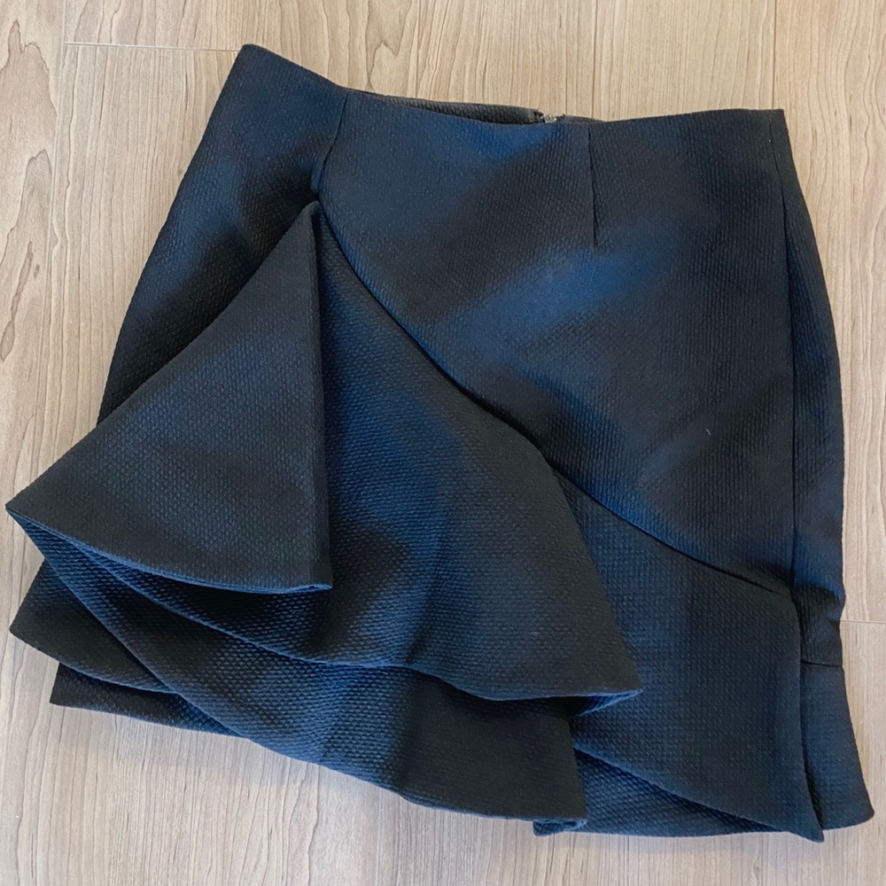 Keepsake Black Ruffle Skirt